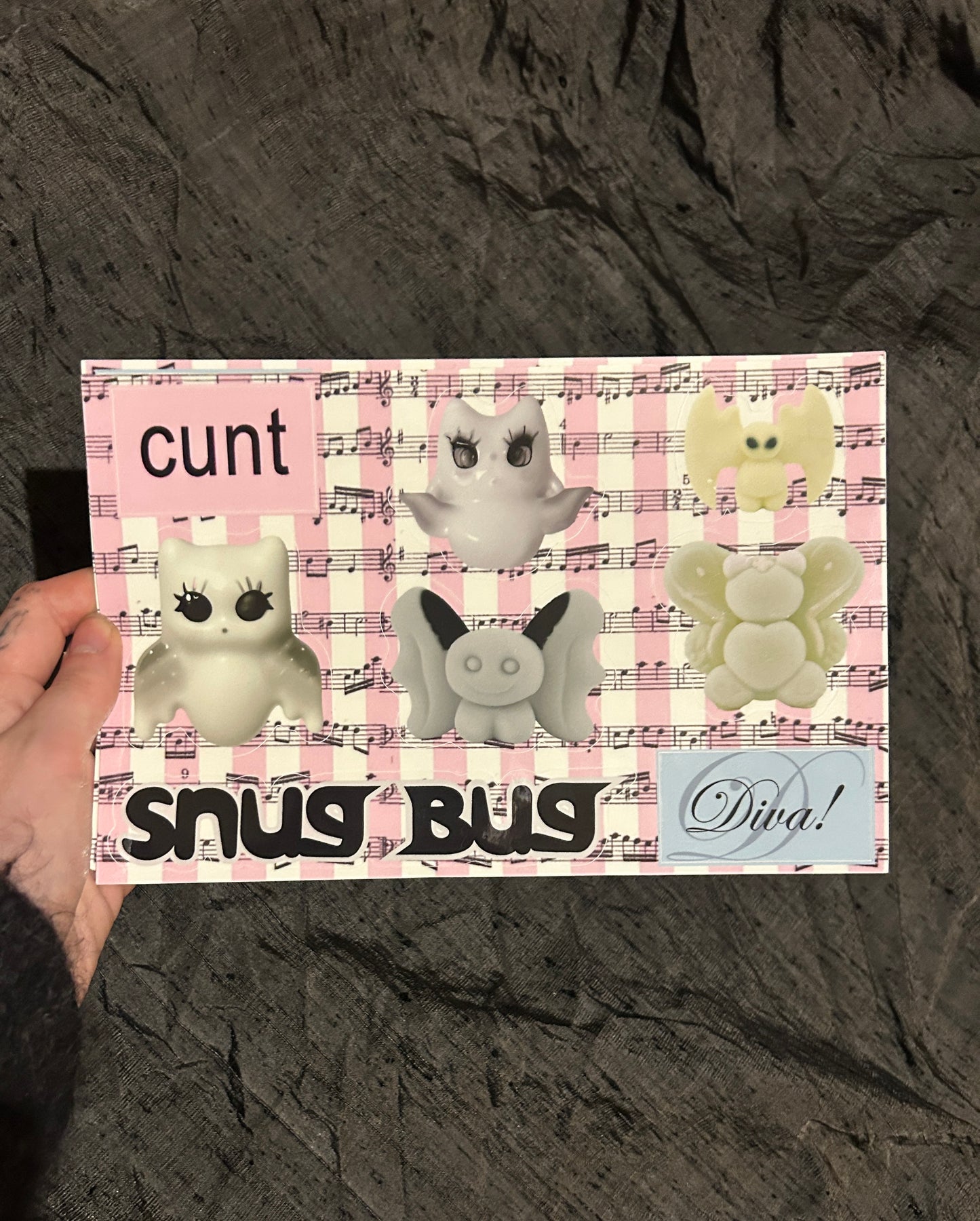 ‘CUNT’ sticker sheet