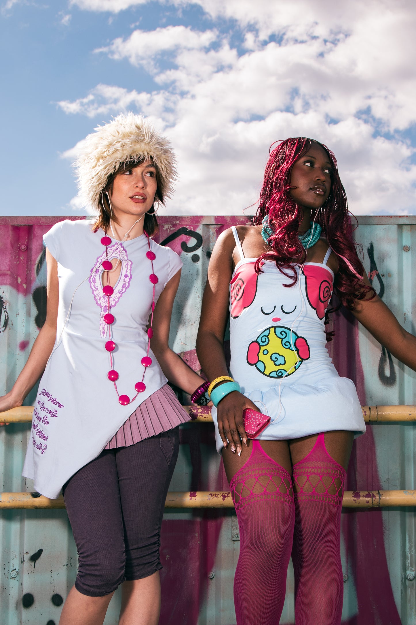 holding space dress Groll-Cee x SnugBug (available for pre-order)