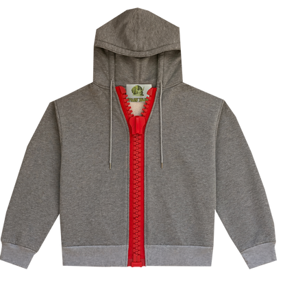 Big zip hoodie