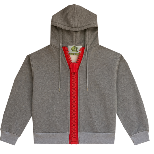 Big zip hoodie