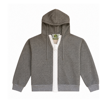 Big zip hoodie